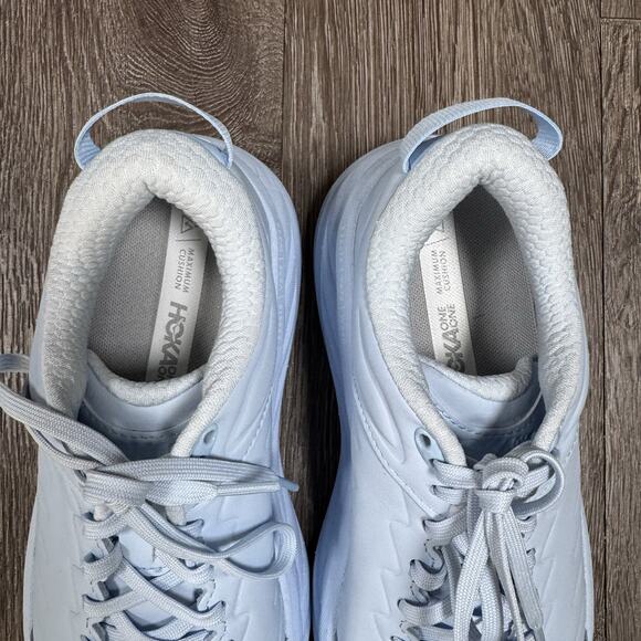 HOKA One Bondi SR Work Shoes Blue Women’s Size 7 Slip Resistant Sneakers Running - Picture 3 of 15